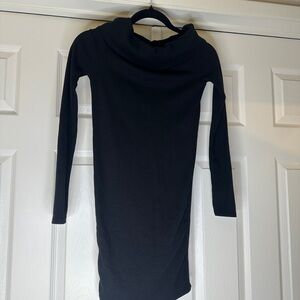 Zara Soft Cowl Turtleneck Dress Size M Elevated Basic